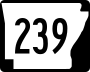 Highway 239 marker