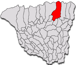 Location in Gorj County