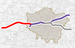 Map of Crossrail with Reading section