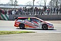 Shedden's Honda Civic Tourer at Donington Park in the 2014 BTCC season