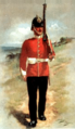 Private of the East Lancashire Regiment in pre-1914