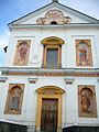 Front facade of the church