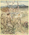 Image 6The 'Land of the Ever Young', an illustration of the Celtic Otherworld by Arthur Rackham (from Culture of Ireland)