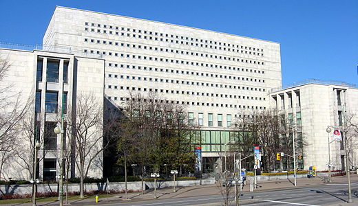 The Library and Archives Canada building in Ottawa, Canada