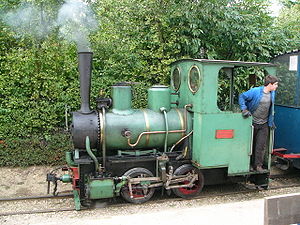 Decauville 0-4-0WT steam locomotive, Hauts-de-Seine, France