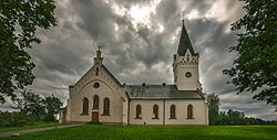 Lutheran church in Jaunpiebalga