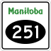 Provincial Road 251 marker
