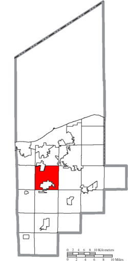 Location of New Russia Township in Lorain County