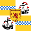在苏格兰使用的个人旗帜（作为罗撒西公爵、苏格兰王室总管及群岛之主）