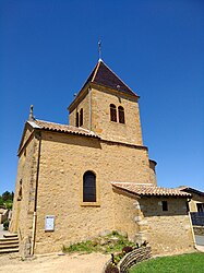 The church in Saint-Jean-des-Vignes