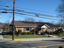 Stockertown's post office and municipal building in December 2008