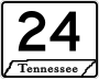 State Route 24 marker