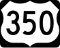 350号美国国道 marker