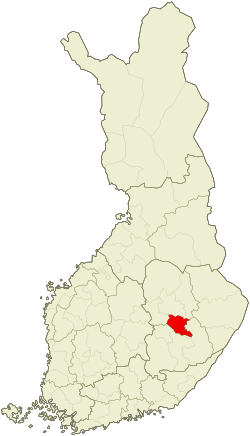 Location of Varkaus sub-region