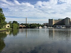 CSX rail bridge over Washington Channel in 2015