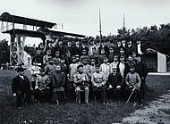 Zaitao with Qing dynasty military leaders in Austria-Hungary in 1910