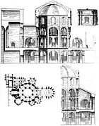 Ground plan & cross-sections