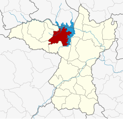 District location in Khon Kaen province