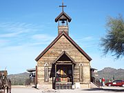 Church in Goldfield.