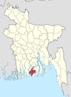 Location in Bangladesh