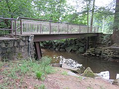 Bluemont Park 1st footbridge in 2020