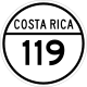 National Secondary Route 119 shield}}