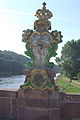 Armorial bearings on a bridge over Mulde in Grimma