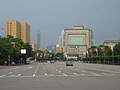 A view of Ketagalan Boulevard from the Presidential Building towards the East Gate.