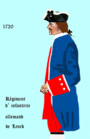 régiment Lenck, 1729 to 1734