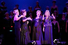 performing as 2011 reigning "Queens of Harmony" at their induction into "The Coronet Club"