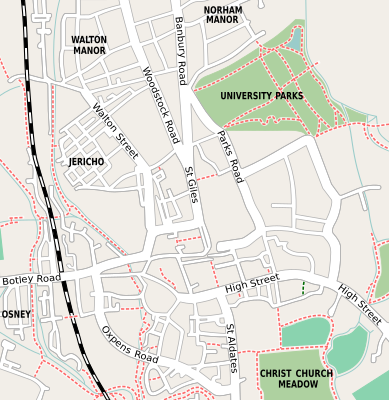 Location map United Kingdom Oxford (central)