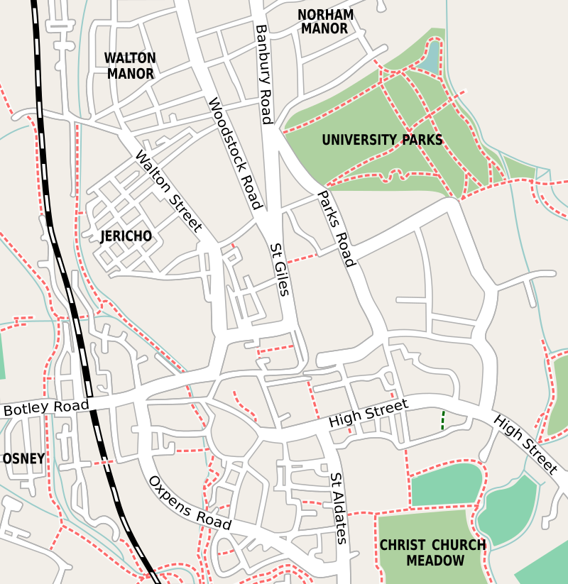 Colleges of the University of Oxford is located in Oxford city centre