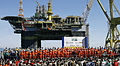Image 19Launch ceremony for oil platform P-52, which operates in the Campos Basin (from Energy in Brazil)