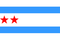 In 1928, Mayor William Hale Thompson proposed that the stars on Chicago's flag should be changed from six-pointed to five-pointed, as he felt five-pointed stars were more "American". Although the change was unanimously approved by City Council on February 15, 1928, the description of the new design never made it into the city's ordinance books. When the Council voted to add the third star to Chicago's flag in 1933, the vote ended any uncertainty on the shape of the stars by reconfirming them as six-pointed.[19]