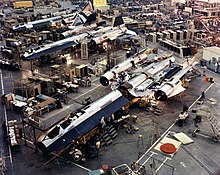 SR-71在洛克希德臭鼬工廠