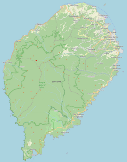 Ilhéu de São Miguel is located in São Tomé