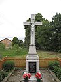 Crucifix set up in 2002 opposite the new cemetery