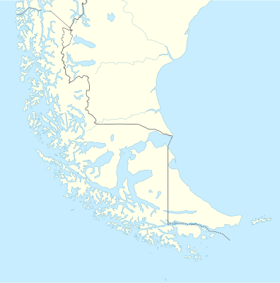 Location map Tierra del Fuego