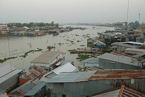 Panoramic view of Châu Đốc.