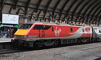 91124 at York in April 2015.