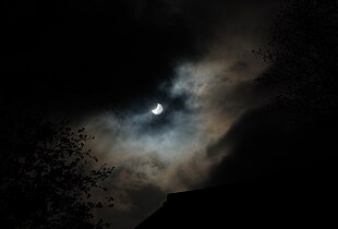 Solar eclipse, X-T10 with Fujinon XF 18-55 mm F2.8-4