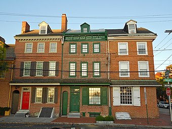 Captain Moore House (middle) in 2013