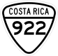 National Tertiary Route 922 shield}}