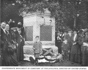 Photo of the Confederate Monument Dedication Ceremony
