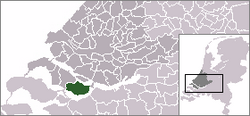 Location of Oostflakkee