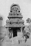 Nakula and Sahadeva's Rathas, part of the Seven Pagodas complex, circa 1914. Courtesy J.W. Coombes