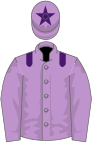 Mauve, purple epaulettes, purple star on cap