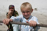 Pamiri child in Tajikistan