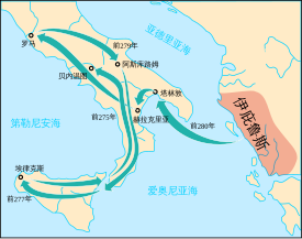 Map depicting the south Adriatic littoral, Sicily and parts of central and southern Italy