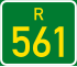 Regional route R561 shield